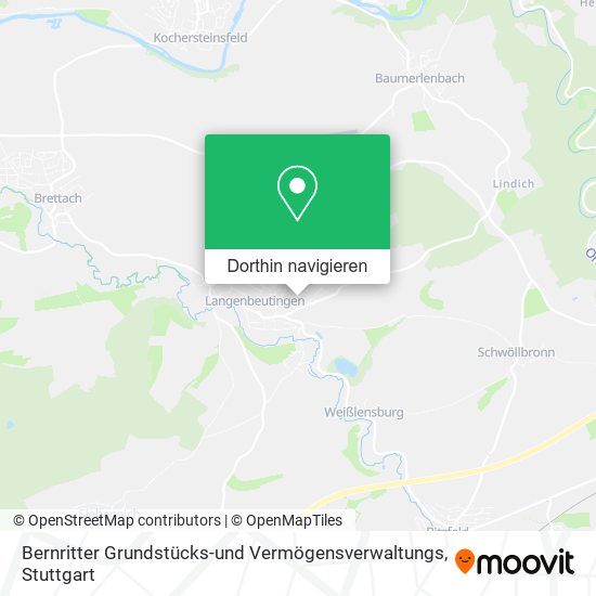 Bernritter Grundstücks-und Vermögensverwaltungs Karte