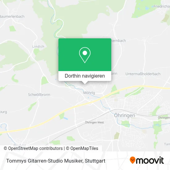 Tommys Gitarren-Studio Musiker Karte