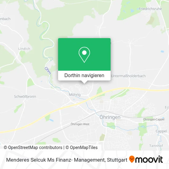 Menderes Selcuk Ms Finanz- Management Karte