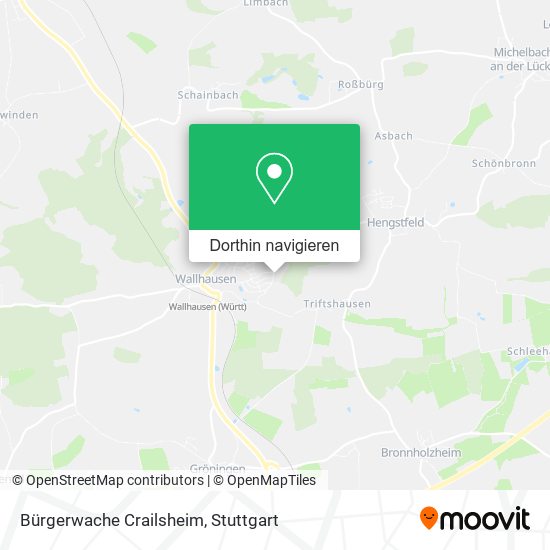 Bürgerwache Crailsheim Karte