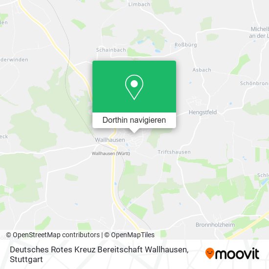 Deutsches Rotes Kreuz Bereitschaft Wallhausen Karte