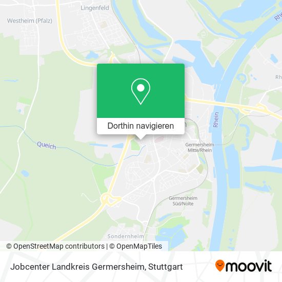 Jobcenter Landkreis Germersheim Karte