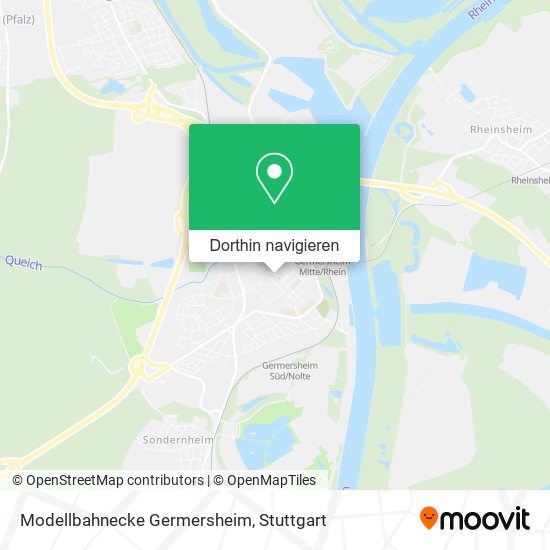 Modellbahnecke Germersheim Karte