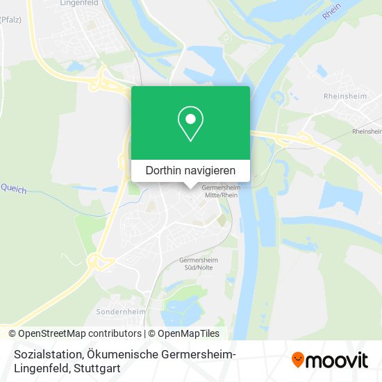 Sozialstation, Ökumenische Germersheim-Lingenfeld Karte