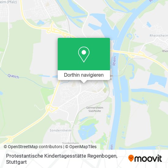 Protestantische Kindertagesstätte Regenbogen Karte