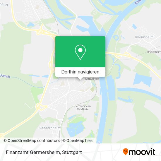 Finanzamt Germersheim Karte