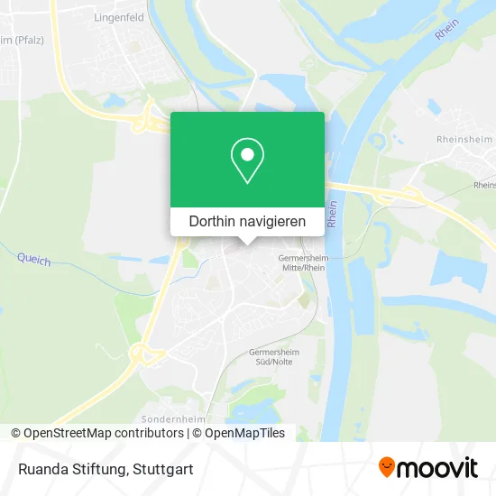 Ruanda Stiftung Karte