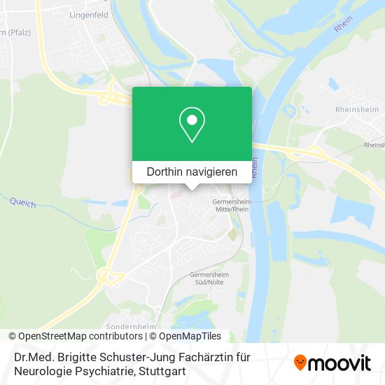 Dr.Med. Brigitte Schuster-Jung Fachärztin für Neurologie Psychiatrie Karte