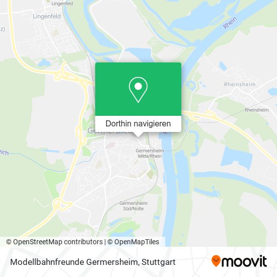Modellbahnfreunde Germersheim Karte