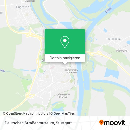 Deutsches Straßenmuseum Karte