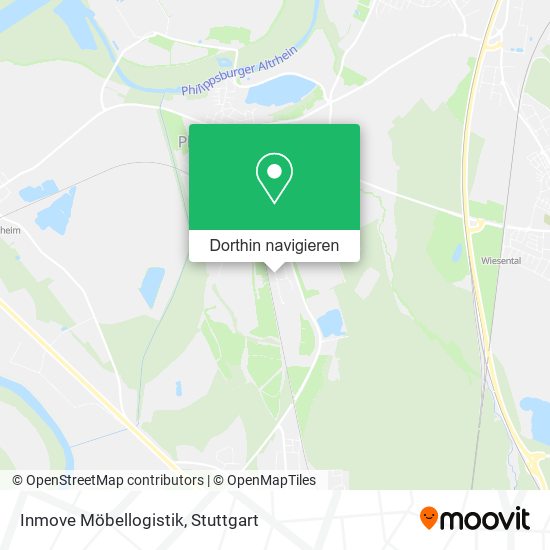 Inmove Möbellogistik Karte