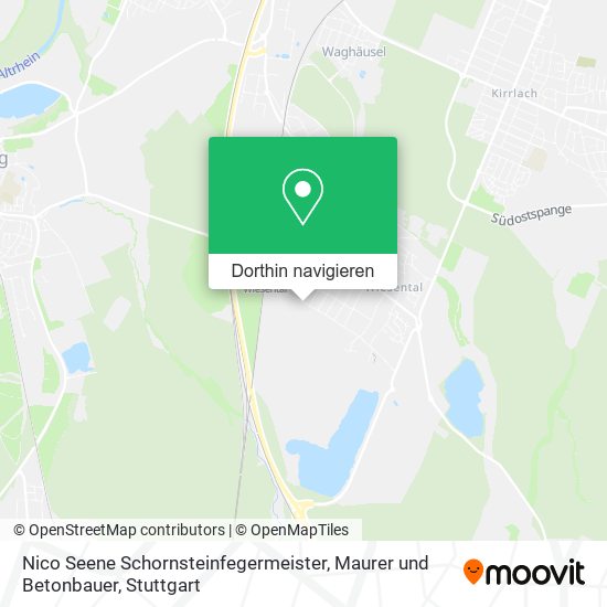 Nico Seene Schornsteinfegermeister, Maurer und Betonbauer Karte