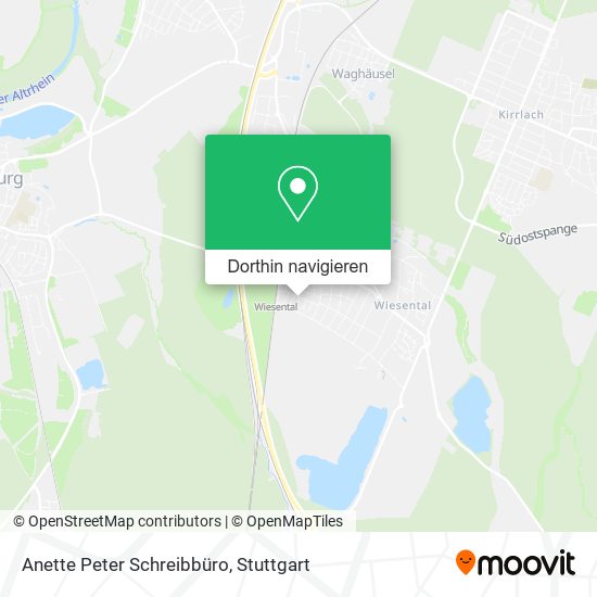 Anette Peter Schreibbüro Karte