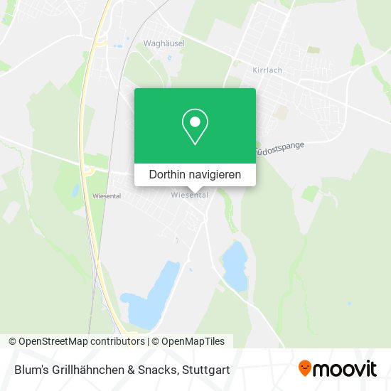 Blum's Grillhähnchen & Snacks Karte