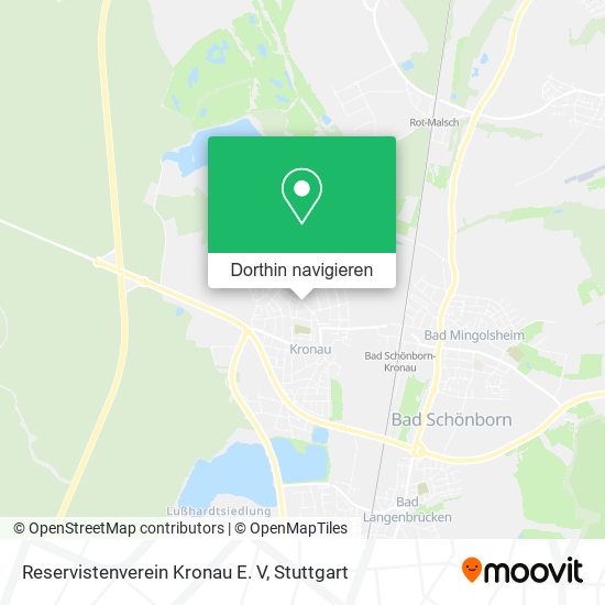 Reservistenverein Kronau E. V Karte