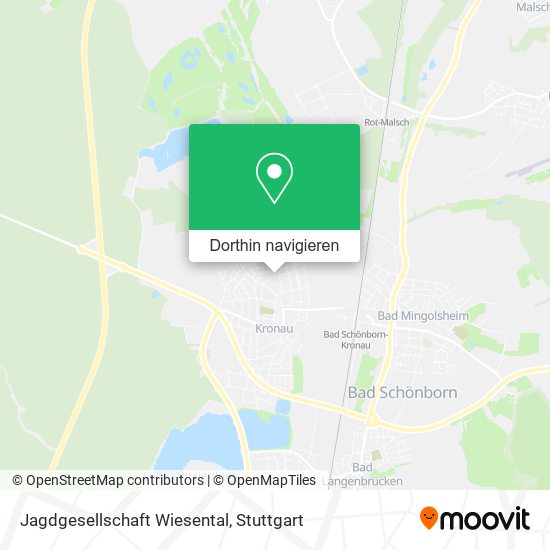 Jagdgesellschaft Wiesental Karte
