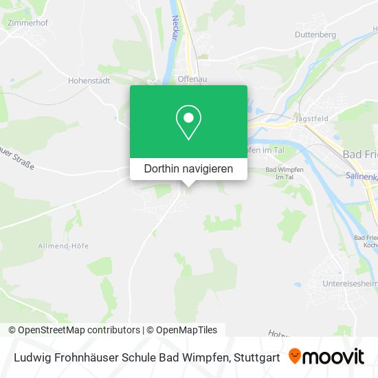 Ludwig Frohnhäuser Schule Bad Wimpfen Karte