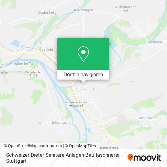 Schweizer Dieter Sanitäre Anlagen Bauflaschnerei Karte