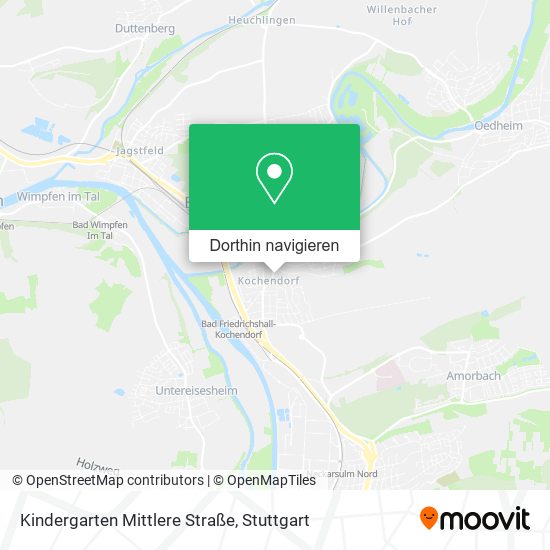 Kindergarten Mittlere Straße Karte