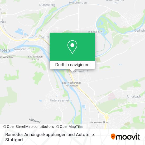 Rameder Anhängerkupplungen und Autoteile Karte