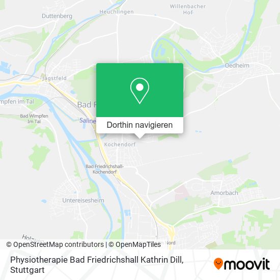 Physiotherapie Bad Friedrichshall Kathrin Dill Karte