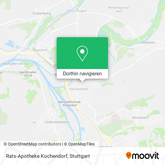 Rats-Apotheke Kochendorf Karte