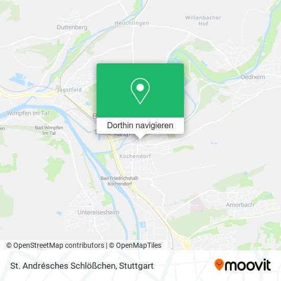 St. Andrésches Schlößchen Karte