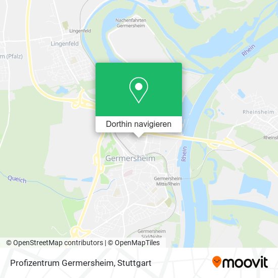 Profizentrum Germersheim Karte