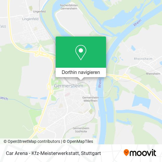 Car Arena - Kfz-Meisterwerkstatt Karte