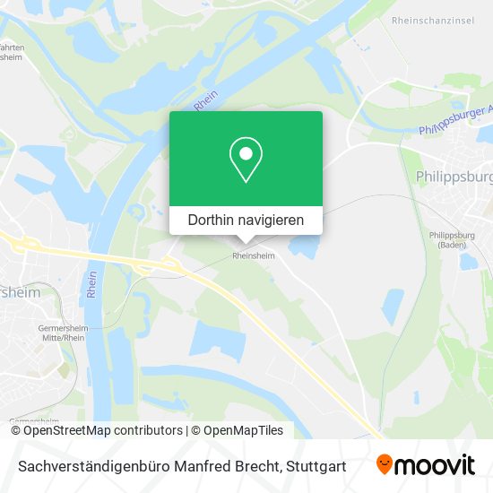 Sachverständigenbüro Manfred Brecht Karte