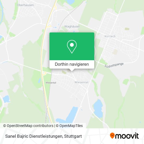 Sanel Bajric Dienstleistungen Karte