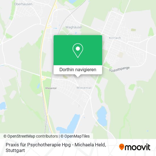 Praxis für Psychotherapie Hpg - Michaela Held Karte
