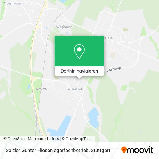 Sälzler Günter Fliesenlegerfachbetrieb Karte