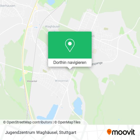 Jugendzentrum Waghäusel Karte