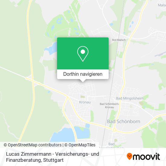 Lucas Zimmermann - Versicherungs- und Finanzberatung Karte