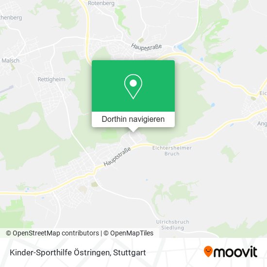 Kinder-Sporthilfe Östringen Karte