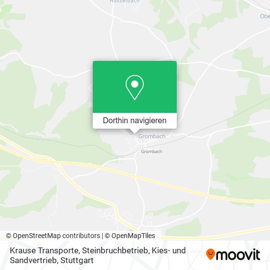 Krause Transporte, Steinbruchbetrieb, Kies- und Sandvertrieb Karte