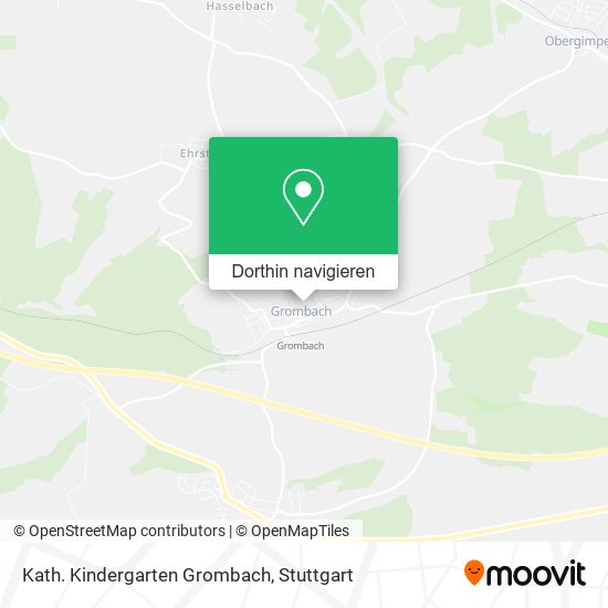 Kath. Kindergarten Grombach Karte