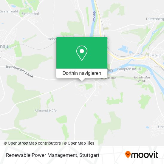 Renewable Power Management Karte