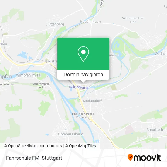 Fahrschule FM Karte