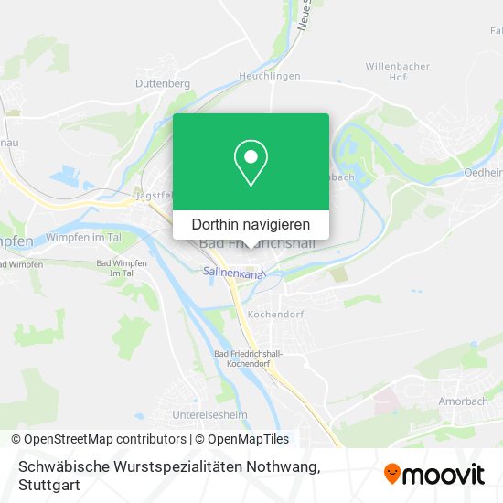 Schwäbische Wurstspezialitäten Nothwang Karte
