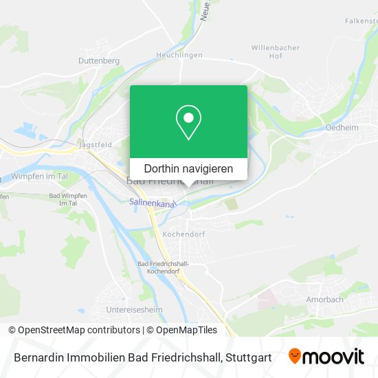 Bernardin Immobilien Bad Friedrichshall Karte