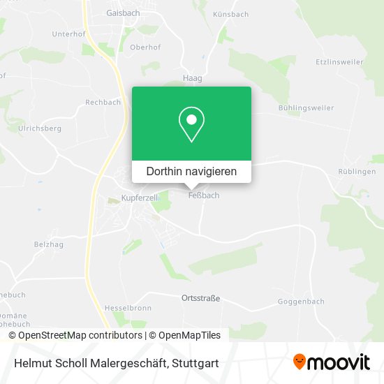 Helmut Scholl Malergeschäft Karte