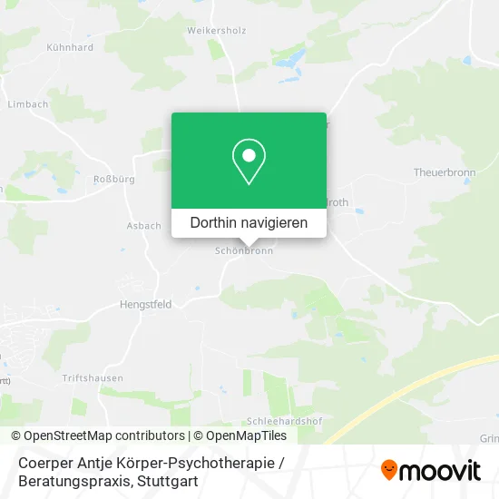 Coerper Antje Körper-Psychotherapie / Beratungspraxis Karte