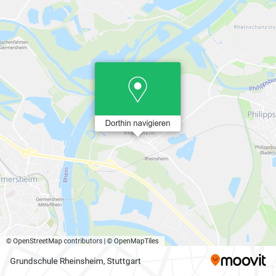 Grundschule Rheinsheim Karte
