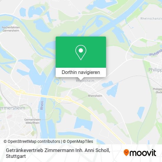 Getränkevertrieb Zimmermann Inh. Anni Scholl Karte