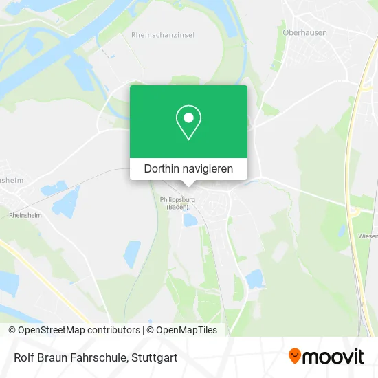 Rolf Braun Fahrschule Karte