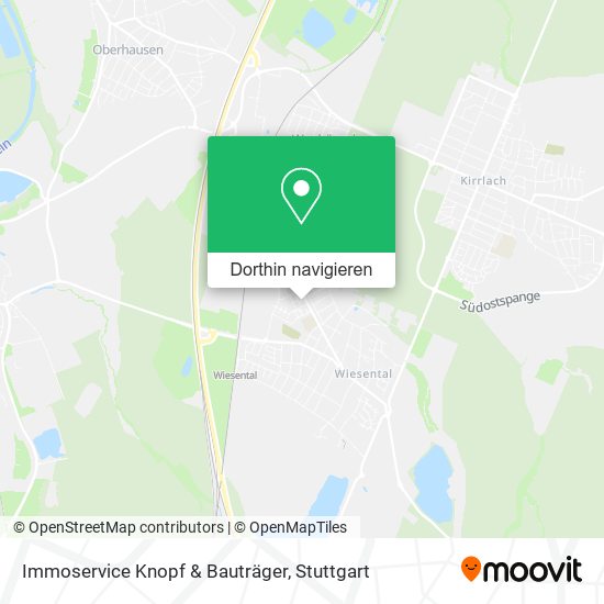 Immoservice Knopf & Bauträger Karte