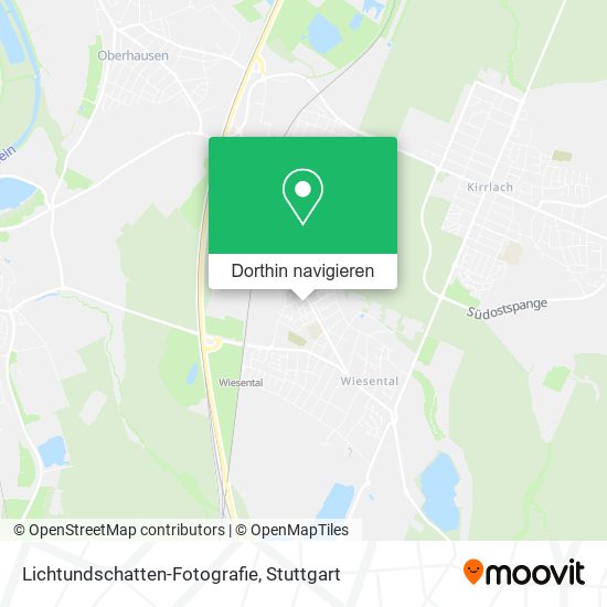 Lichtundschatten-Fotografie Karte