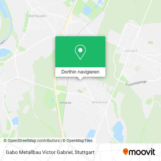 Gabo Metallbau Victor Gabriel Karte